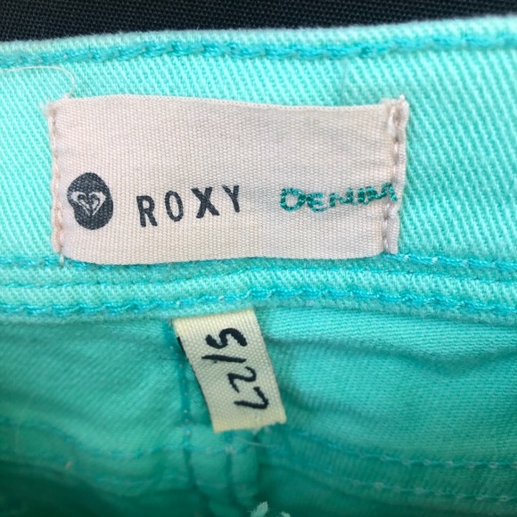 Mint Green Roxy Shorts 💛 - Picture 3 of 3